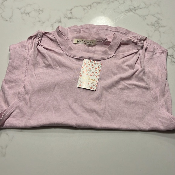 NEW Free People Sleeveless Top with KnotTies @ Shoulders | Small | Blush Lilac - Picture 7 of 7